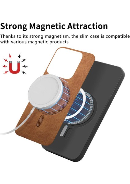 Xiaomi 14 5g Hafif Ince Magsafe Araba Mounts Kablosuz Için Flip Case (Yurt Dışından)