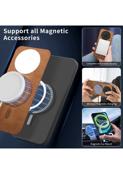 Xiaomi Redmi A3 Için Flip Case Hafif Magsafe Araba Bağlar Ince (Yurt Dışından) indirimleri