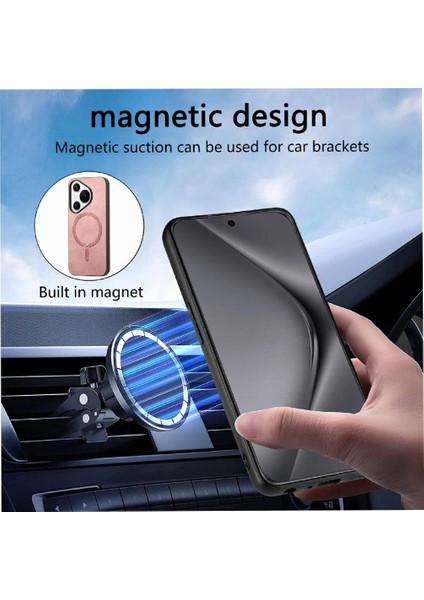 Huawei Pura 70 Magsafe Araba Mounts Için Flip Case Hafif Kablosuz Ince (Yurt Dışından)