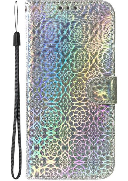 Xiaomi Poco M6 4g Için Flip Case Standı Tutucu Premium Pu Deri Glitter (Yurt Dışından)