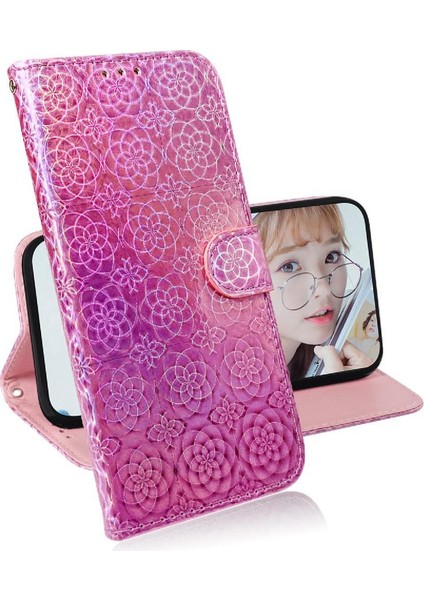 Xiaomi Poco M6 4g Için Flip Case Standı Tutucu Premium Pu Deri Glitter (Yurt Dışından)