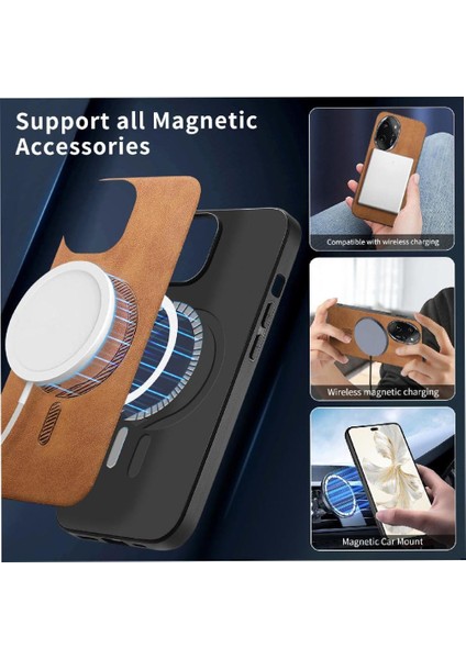 Mays Shop Onur Için Flip Case 100 Pro Hafif Ince Magsafe Araba Bağlar Kablosuz (Yurt Dışından)