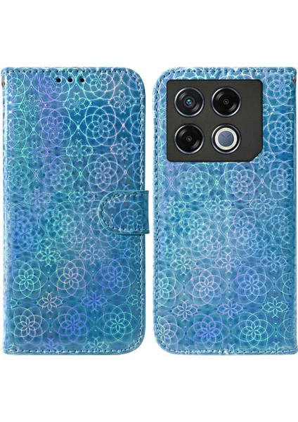Infinix Gt 20 Pro 5g Kart Yuvası Cüzdan Kılıf Için Flip Case Glitter Renkli (Yurt Dışından)