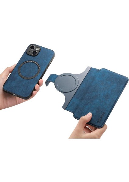 IPhone 15 Için Flip Case Cüzdan Retro Kart Standı Mıknatıs Koruyucu Malzeme (Yurt Dışından) fiyatları