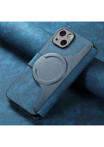 IPhone 15 Için Flip Case Cüzdan Retro Kart Standı Mıknatıs Koruyucu Malzeme (Yurt Dışından) modelleri