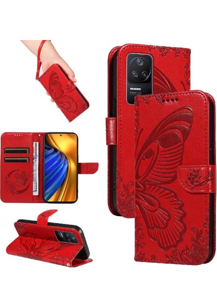 Xiaomi Poco F4 5g Için Flip Case Kredi Kartı Yuvası ile Yüksek Kaliteli Deri (Yurt Dışından)
