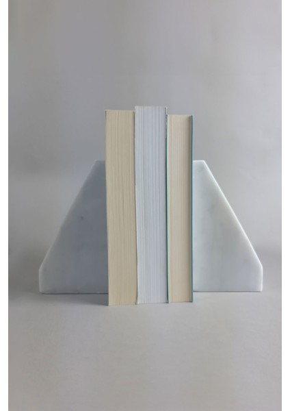 Yarı Üçgen Kitap Tutacağı Bianco Ibiza
