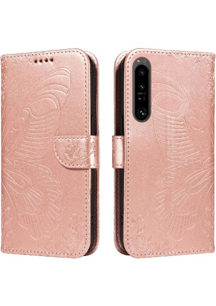 Sony Xperia 1 Iv Için Flip Case Kredi Kartı Yuvası ile Ayrılabilir El Kayışı (Yurt Dışından)