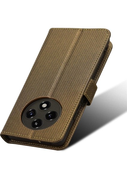 Oppo A3 Pro 5g Kickstand Kart Tutucu Manyetik Cüzdan Kapak Için Kılıf (Yurt Dışından)