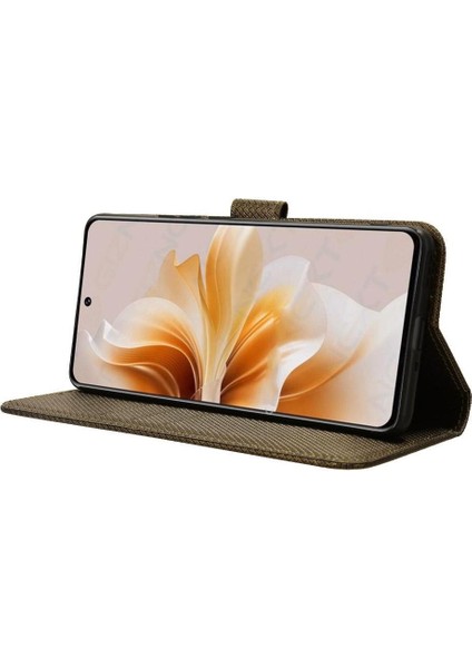 Oppo A3 Pro 5g Kickstand Kart Tutucu Manyetik Cüzdan Kapak Için Kılıf (Yurt Dışından)