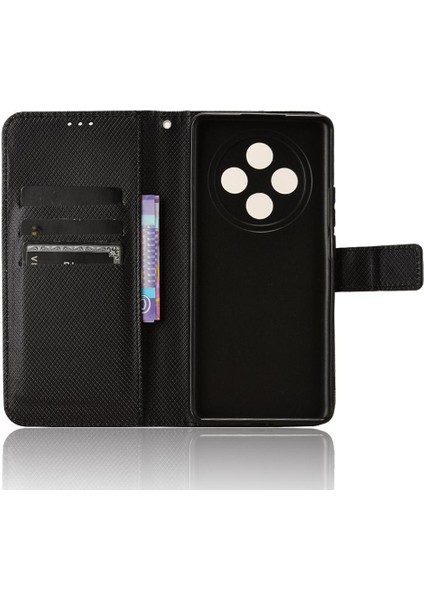 Oppo A3 Pro 5g Kickstand Kart Tutucu Manyetik Cüzdan Kapak Için Kılıf (Yurt Dışından)