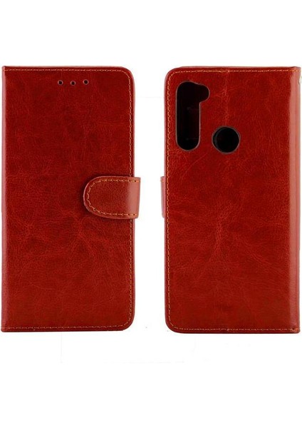 Xiaomi Redmi Not 8t Manyetik Kapatma Kart Tutucu Pu Için Flip Case (Yurt Dışından)