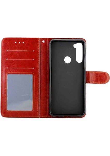 Xiaomi Redmi Not 8t Manyetik Kapatma Kart Tutucu Pu Için Flip Case (Yurt Dışından) fırsatları