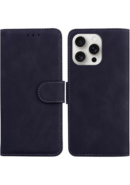 IPhone 16 Için Flip Case Pro Manyetik Kart Yuvası Premium Pu Deri Standı (Yurt Dışından)