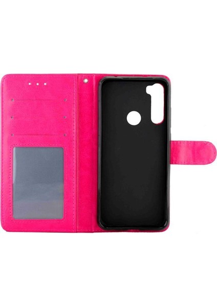Xiaomi Redmi Not 8t Manyetik Kapatma Kart Tutucu Pu Için Flip Case (Yurt Dışından)