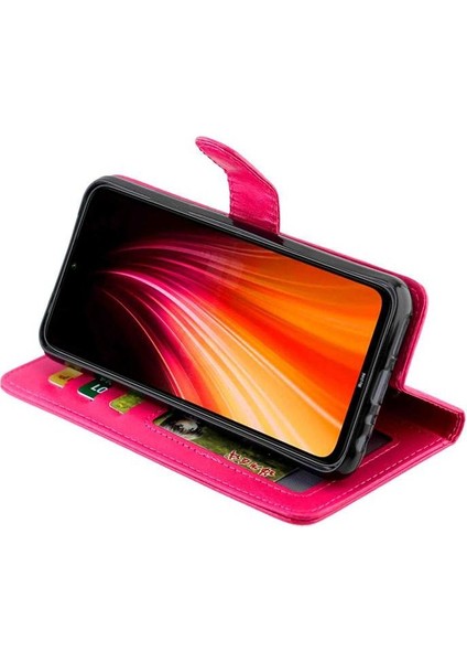 Xiaomi Redmi Not 8t Manyetik Kapatma Kart Tutucu Pu Için Flip Case (Yurt Dışından)
