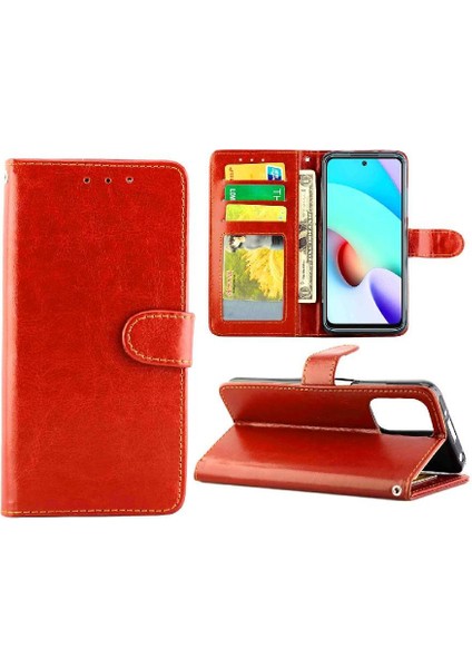 Xiaomi Redmi Not 11 Için Flip Case 4g Kart Tutucu Pu Deri Darbeye (Yurt Dışından)