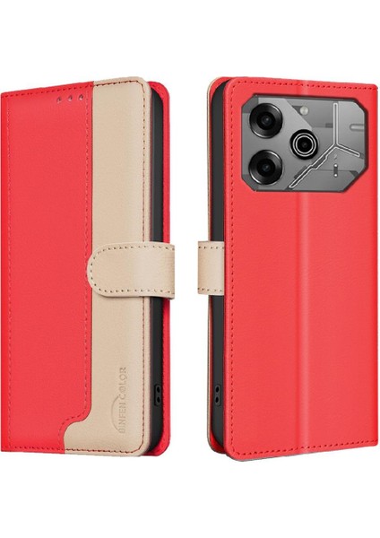 Tecno Pova 6 6 Pro 5g Rfıd Engelleme Kickstand Darbeye Tpu Için Flip Case (Yurt Dışından)