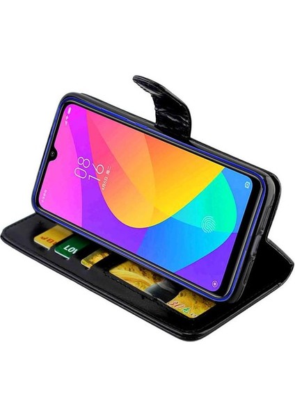 Xiaomi Mi Cc9 Pu Deri Manyetik Kapatma Darbeye Kart Için Flip Case (Yurt Dışından)