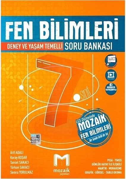 7.sınıf Mozaik Yayınları Soru Bankaları - 4 Kitap