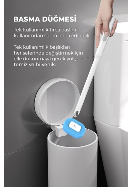 Tek Kullanımlık Hijyenik Tuvalet Fırçası