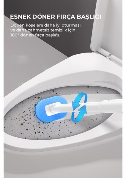 Tek Kullanımlık Hijyenik Tuvalet Fırçası