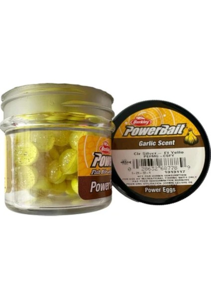 Power Bait Garlic Scent - Siver Yellow Sarımsaklı