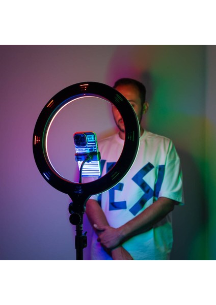 Canlı Yayın ve Ambiyans Rgb LED Ring Light Usb'li indirimleri