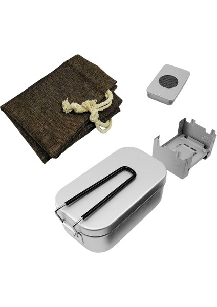 Kamp Öğle Ği Kutusu ml Bento Öğle Ği Kutusu Dıy Çantası Katlanı (Yurt Dışından)