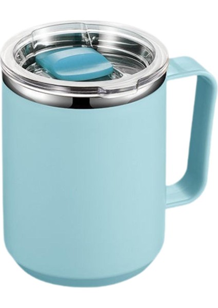 Yalıtımlı Kahve Kupa Sızdırmaz Çift Duvar Seyahat Kupa Kamp Ev Partisi Için Açık Mavi (Yurt Dışından)