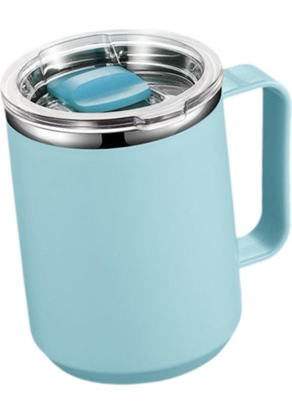 Yalıtımlı Kahve Kupa Sızdırmaz Çift Duvar Seyahat Kupa Kamp Ev Partisi Için Açık Mavi (Yurt Dışından) fırsatları