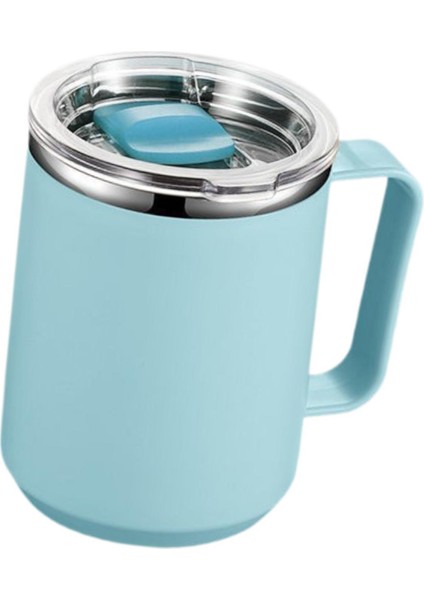 Yalıtımlı Kahve Kupa Sızdırmaz Çift Duvar Seyahat Kupa Kamp Ev Partisi Için Açık Mavi (Yurt Dışından) indirimleri
