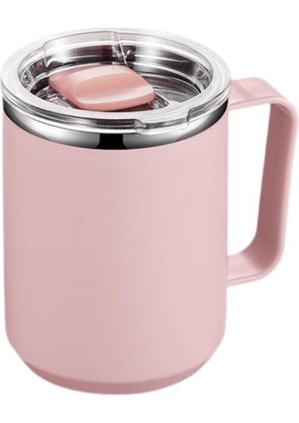Yalıtımlı Kahve Kupa Sızdırmaz Çift Duvar Seyahat Kupa Kamp Ev Partisi Için Pembe (Yurt Dışından)