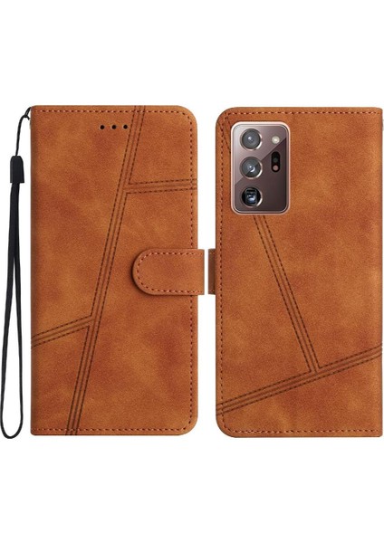 Samsung Galaxy Not 20 Için Flip Case Ultra Kart Yuvaları Tutucu Manyetik Kapak (Yurt Dışından)