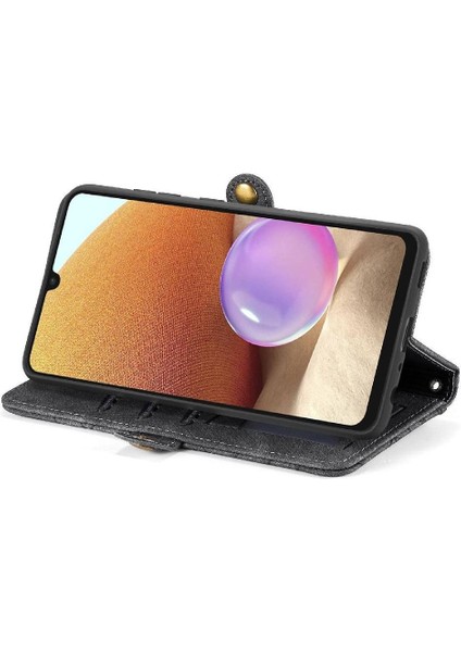 Samsung Galaxy A32 4g Için Flip Case Deri Kılıf Kapak Basit Cüzdan (Yurt Dışından) modelleri
