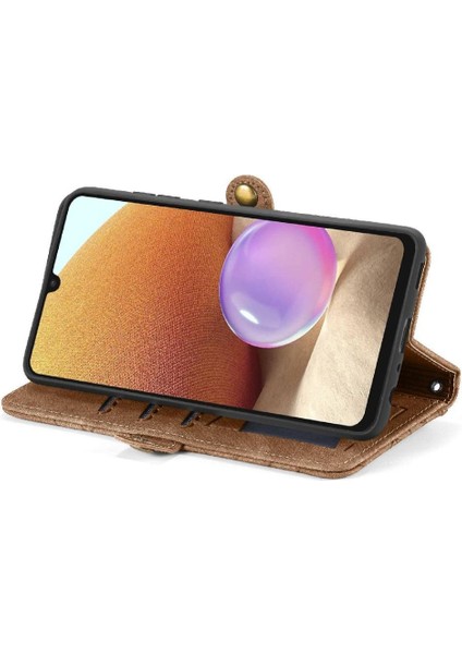 Samsung Galaxy A32 4g Için Flip Case Deri Kılıf Kapak Basit Cüzdan (Yurt Dışından) indirimleri