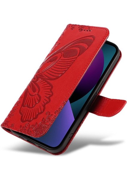 IPhone 14 Için Flip Case Artı Kredi Kartı Yuvası ile Yüksek Kaliteli Deri (Yurt Dışından)