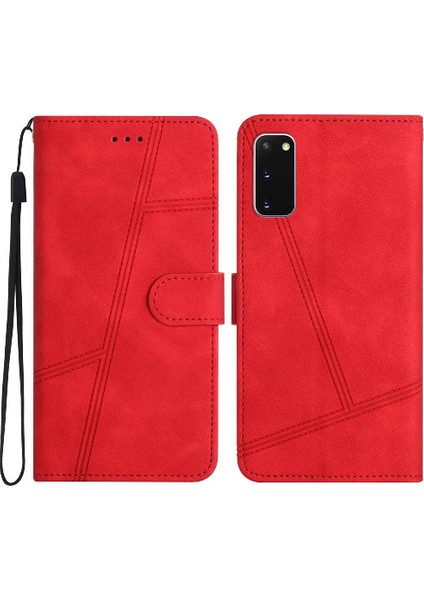 Samsung Galaxy S20 Flip Folio Kart Yuvaları Için Flip Case Tutucu Manyetik Pu (Yurt Dışından)