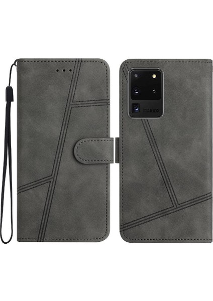 Samsung Galaxy S20 Ultra Tam Koruma Kartı Yuvaları Için Flip Case Tutucu (Yurt Dışından)