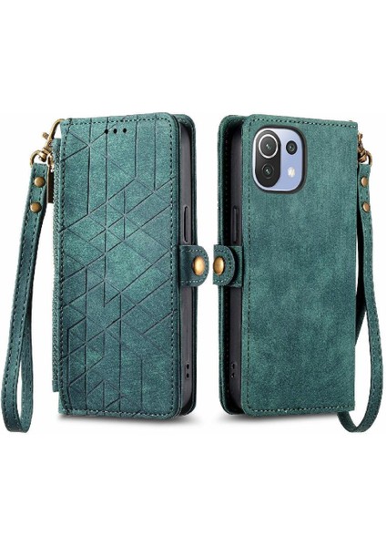 Xiaomi 11 Lite Için Flip Case Kapak Kılıf Cüzdan Darbeye (Yurt Dışından)