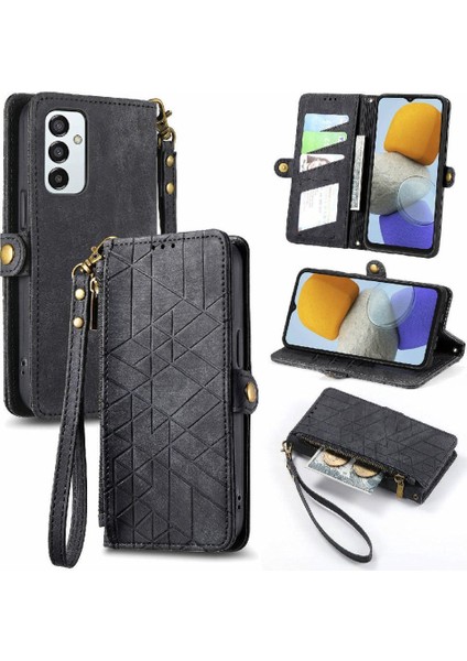 Samsung Galaxy M23 5g Darbeye Deri Kılıf Için Flip Case Basit Flip (Yurt Dışından)