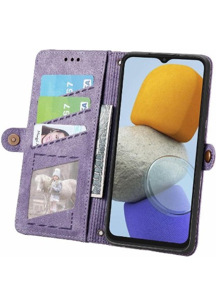 Samsung Galaxy M23 5g Darbeye Deri Kılıf Için Flip Case Basit Flip (Yurt Dışından) indirimleri