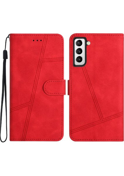 Samsung Galaxy S21 Artı Tam Koruma Bilek Kayışı Flip Pu Için Flip Case (Yurt Dışından)