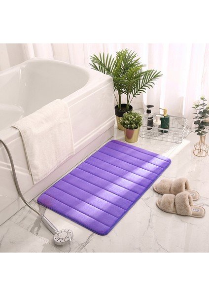 D Tarzı cm Ev Süper Emici Banyo Paspası Çabuk Kuruyan Banyo Halısı Modern Basit Kaymaz Paspaslar Ev Yağ Geçirmez Mutfak (Yurt Dışından)