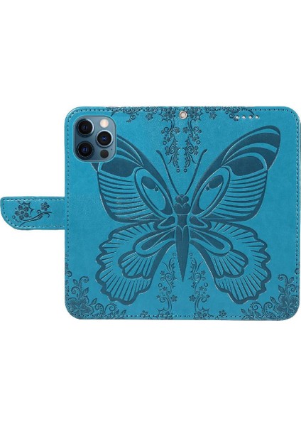 Kredi Kartı Yuvası Ayrılabilir El Kayışı ile IPhone 13 Pro Için Flip Case (Yurt Dışından)