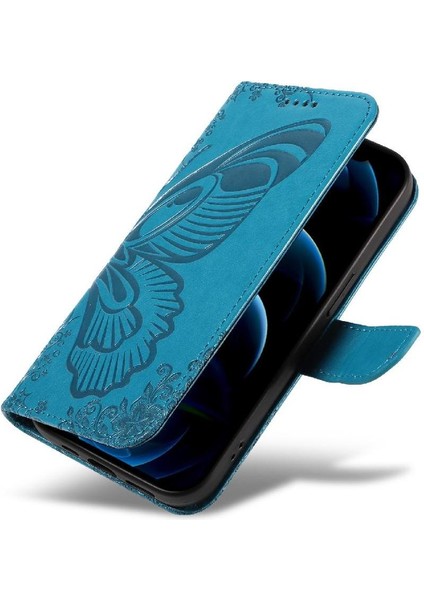 Kredi Kartı Yuvası Ayrılabilir El Kayışı ile IPhone 13 Pro Için Flip Case (Yurt Dışından)