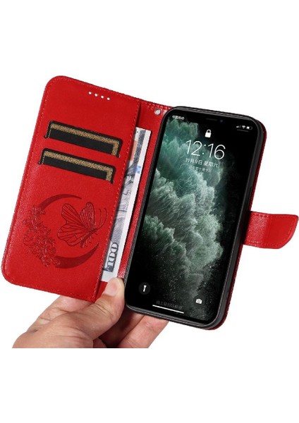 Kredi Kartı Yuvası ile IPhone 11 Pro Max Için Flip Case Ayrılabilir El Yüksek (Yurt Dışından)