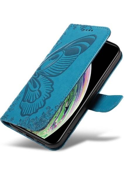 Kredi Kartı Yuvası ile IPhone Xs Max Için Flip Case Ayrılabilir El Kayışı (Yurt Dışından)