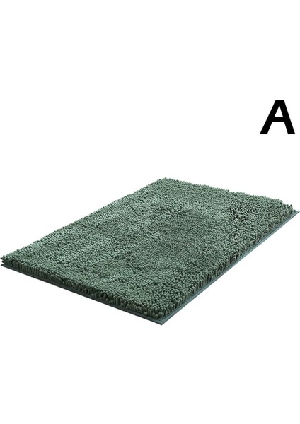 Bir Stil 40 cm x 60 cm Şönil Emici Banyo Zemin Mat Tuvalet Kabarık Mutfak Ayak Halı Pedleri Yatak Odası Halısı Yıkanabilir I6L2 (Yurt Dışından)