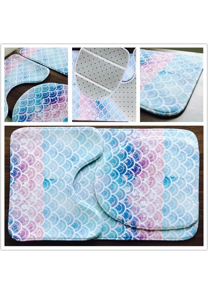 Avrupa Tarzı Fales Banyo Paspas Kaymaz Banyo Halıları 3D Klozet Kapağı Polar Yatak Odası Halısı Ev Dekor Paspas Anti Kayma Battaniye (Yurt Dışından) indirimleri